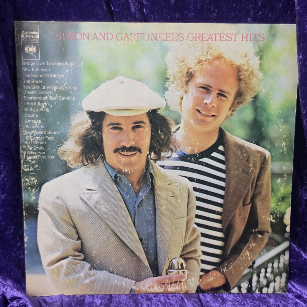 Simon & Garfunkel Greatest Hits LP KC 31350 Columbia VG Vintage Vinyl Record